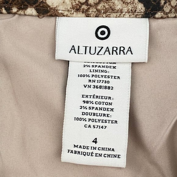 ♥ Altuzarra Target Snakeskin Pencil Skirt US 4       - O - Picture 4 of 4